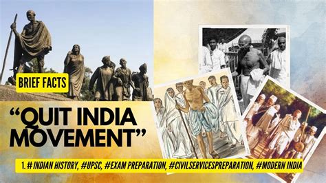 Quit India Movement: Gandhi's Bold Stand Against Colonial Oppression and Demand for Self-Rule