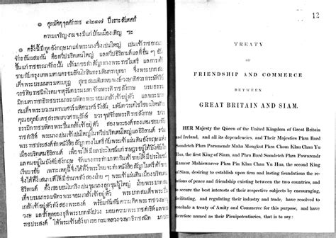 The Bowring Treaty; A Turning Point Towards Siam's Modernization and Western Encroachment